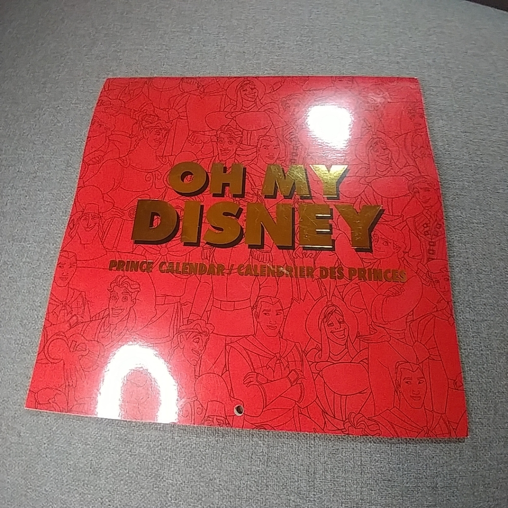 Disney Oh My Disney Prince calendar